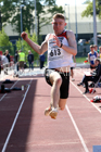 Mens under-20s long jump, 2019 North Eastern Track and Field Champs., Middlesbrough. Photo:  David T. Hewitson/Sports for All Pics